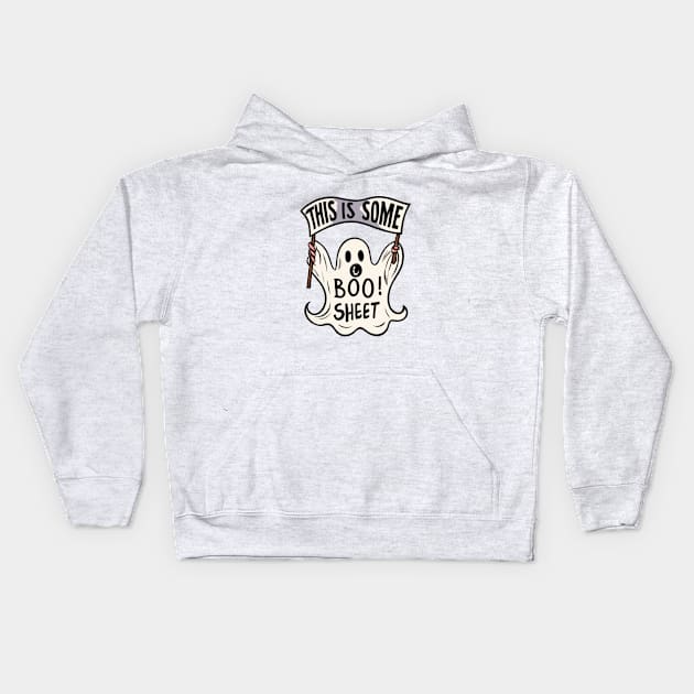 This is some boo sheet Kids Hoodie by Guncha Kumar